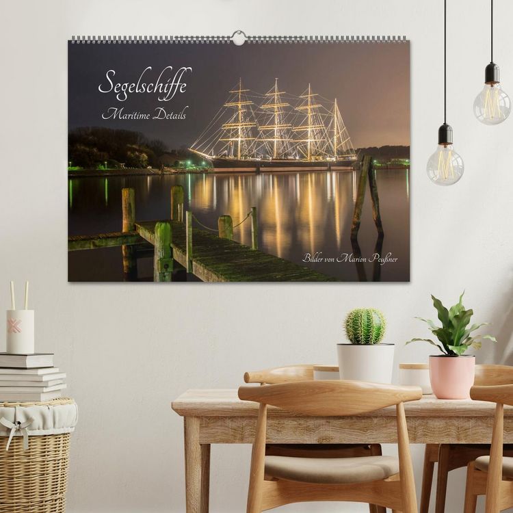 Produktbild: Segelschiffe - Maritime Details (Wandkalender 2026 DIN A2 quer), CALVENDO Monatskalender