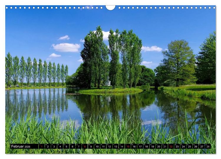 Produktbild: Spaziergang durch den W&ouml;rlitzer Park (Wandkalender 2026 DIN A3 quer), CALVENDO Monatskalender