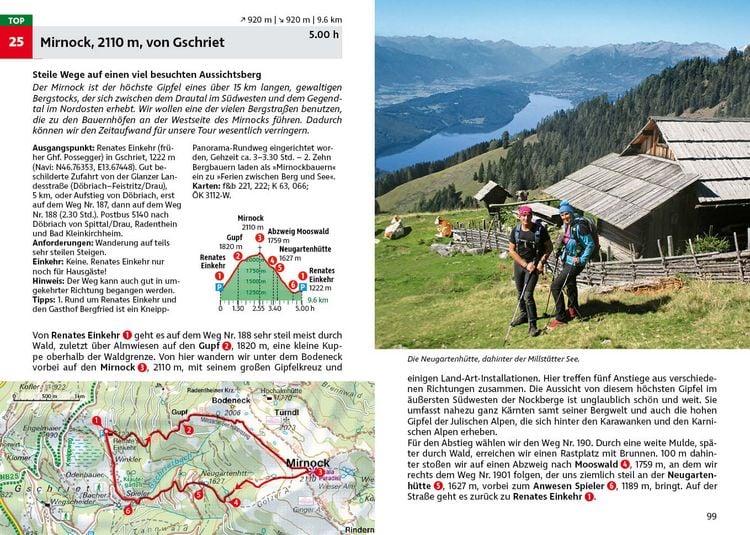 Produktbild: ROTHER Wanderf&uuml;hrer Nockberge