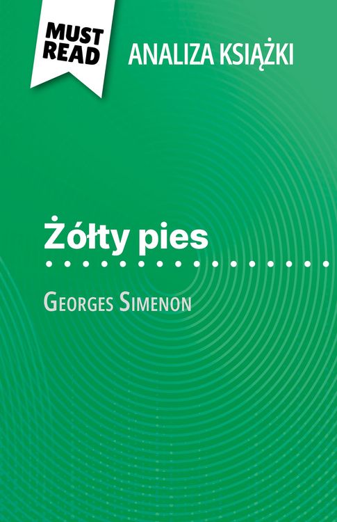 Produktbild: Z&oacute;lty pies ksiazka Georges Simenon (Analiza ksiazki)