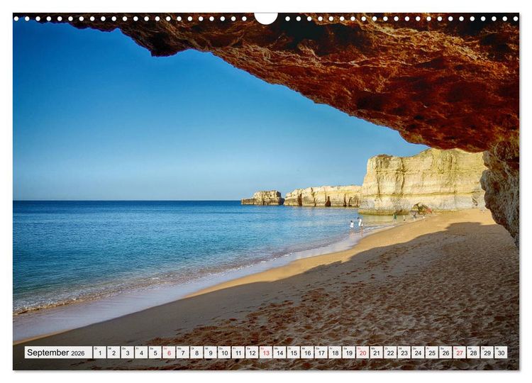 Produktbild: Algarve zum Tr&auml;umen (Wandkalender 2026 DIN A3 quer), CALVENDO Monatskalender