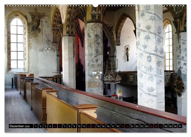 Produktbild: Kyffh&auml;user-Land Stille Landschaften - Geheimnisvolle Orte (Wandkalender 2026 DIN A2 quer), CALVENDO Monatskalender