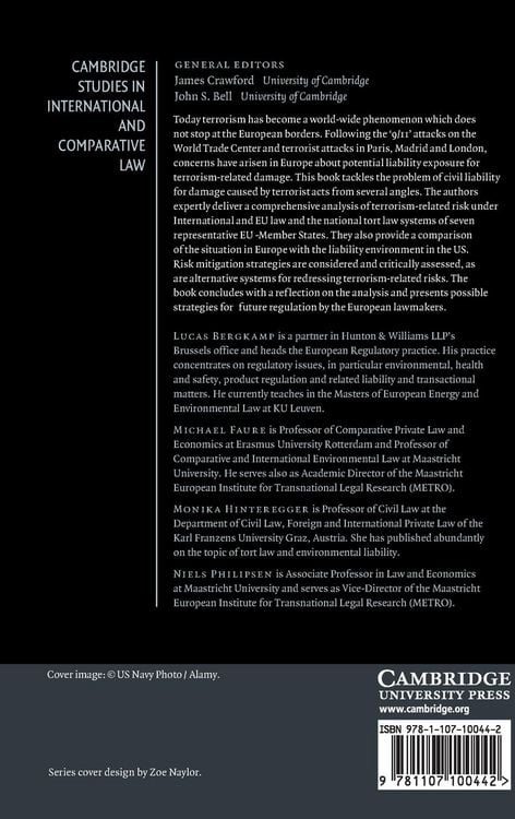 Produktbild: Civil Liability in Europe for Terrorism-Related Risk