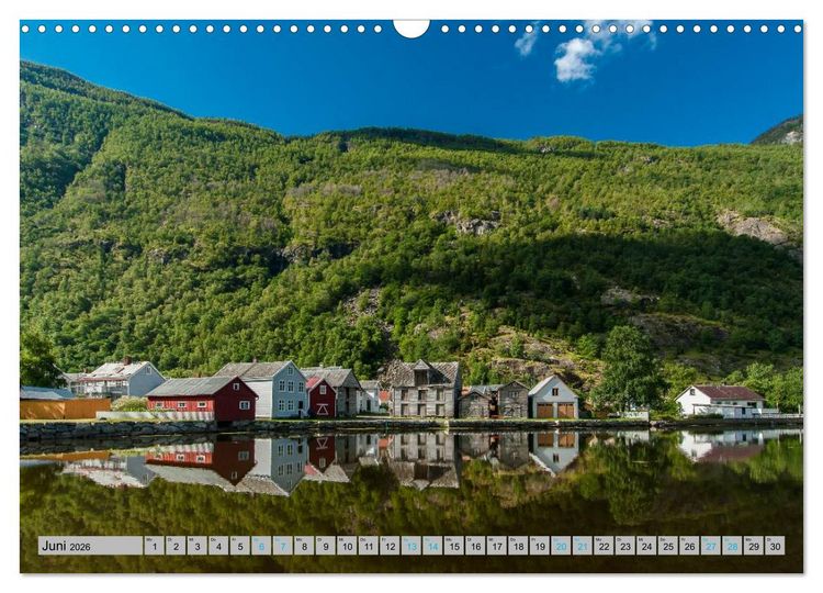 Produktbild: Sommer in Norwegen (Wandkalender 2026 DIN A3 quer), CALVENDO Monatskalender