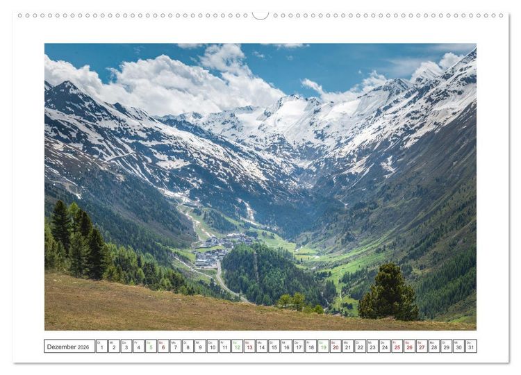 Produktbild: Sommer in den Bergen (hochwertiger Premium Wandkalender 2026 DIN A2 quer), Kunstdruck in Hochglanz