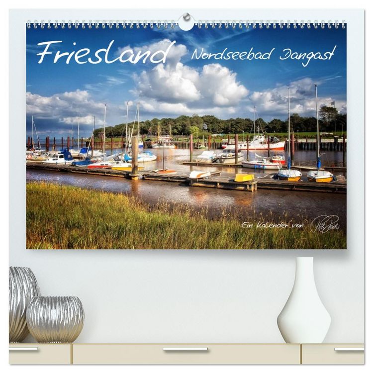 Produktbild: Friesland - Nordseebad Dangast / CH-Version (hochwertiger Premium Wandkalender 2026 DIN A2 quer), Kunstdruck in Hochglanz