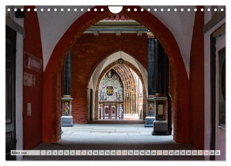 Produktbild: Stralsund Stadtansichten (Wandkalender 2026 DIN A4 quer), CALVENDO Monatskalender