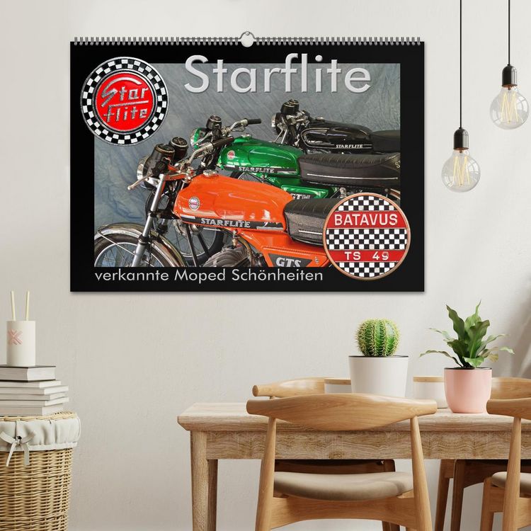 Produktbild: Starflite verkannte Moped Sch&ouml;nheiten (Wandkalender 2026 DIN A2 quer), CALVENDO Monatskalender