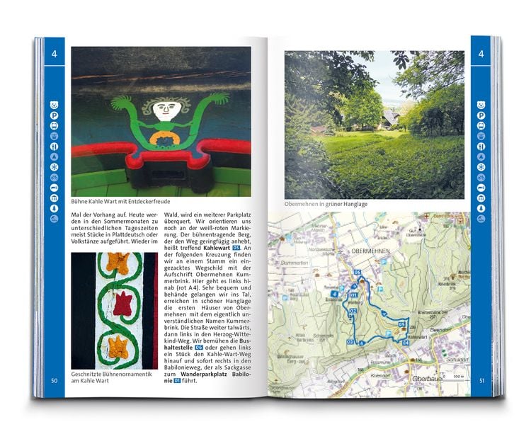 Produktbild: KOMPASS Wanderf&uuml;hrer Naturpark Teutoburger Wald mit Wiehen- und Eggegebirge, 55 Touren