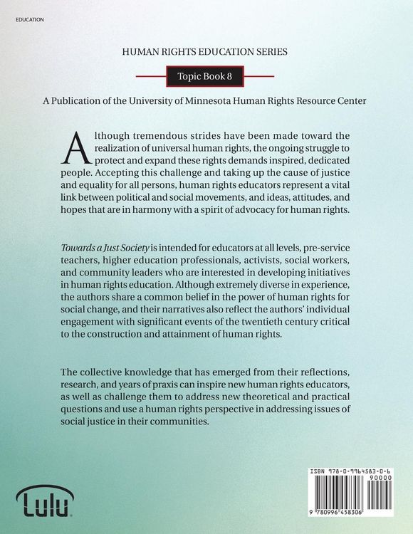 Produktbild: Towards a Just Society