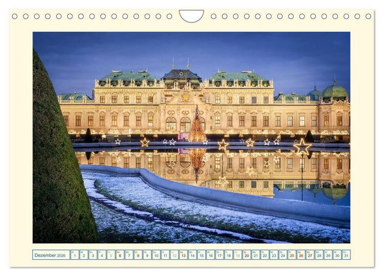 Produktbild: An der sch&ouml;nen blauen Donau - Ein Spaziergang in Wien (Wandkalender 2026 DIN A4 quer), CALVENDO Monatskalender