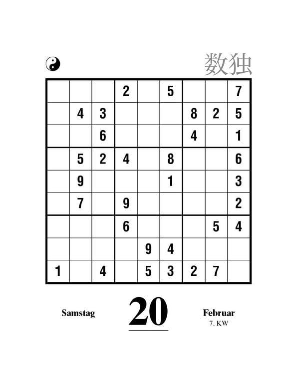 Produktbild: Sudoku Abrei&szlig;kalender 2027