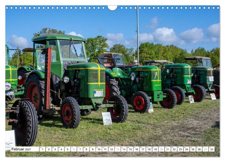 Produktbild: Alte Deutz Traktoren mit Charakter (Wandkalender 2027 DIN A3 quer), CALVENDO Monatskalender