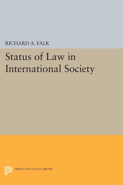 Produktbild: Status of Law in International Society
