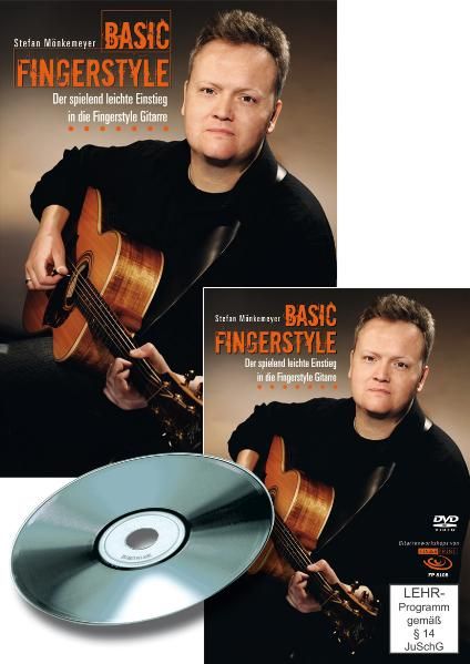 Produktbild: Stefan M&ouml;nkemeyer - Basic Fingerstyle/Der spielend leichte Einstieg in die Fingerstyle Gitarre (+ Noten-/Tabulaturenbuch)