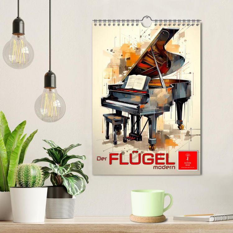 Produktbild: Der Fl&uuml;gel modern (Wandkalender 2026 DIN A4 hoch), CALVENDO Monatskalender