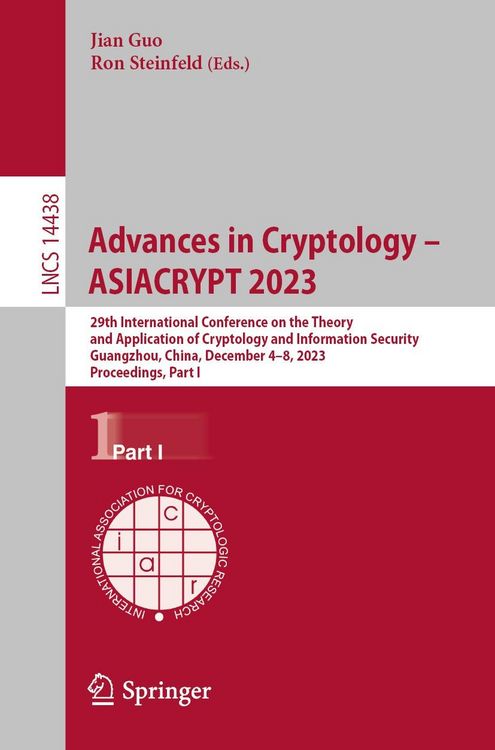 Produktbild: Advances in Cryptology - ASIACRYPT 2023