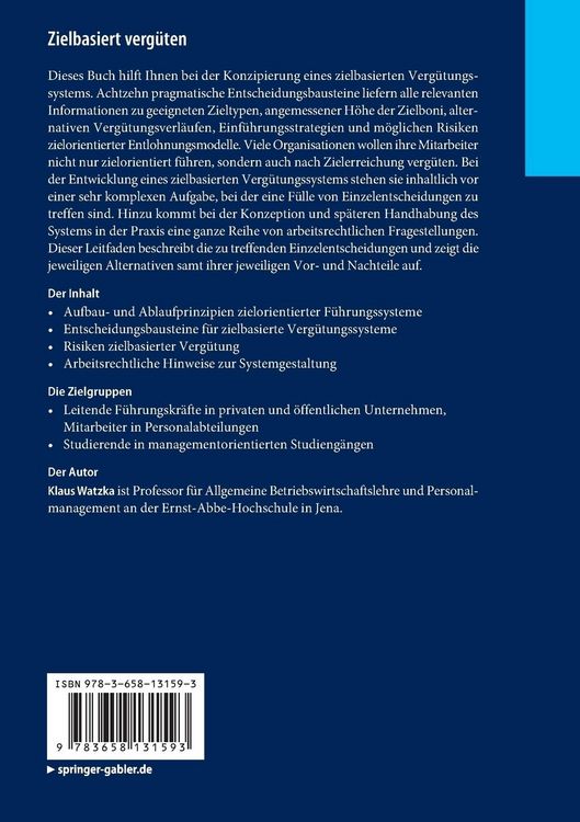 Produktbild: Zielbasiert verg&uuml;ten