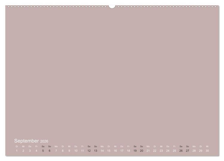 Produktbild: DIY Bastel-Kalender -Erdige Pastell Farben- Zum Selbstgestalten (Wandkalender 2026 DIN A2 quer), CALVENDO Monatskalender