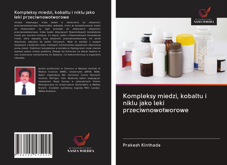Produktbild: Kompleksy miedzi, kobaltu i niklu jako leki przeciwnowotworowe