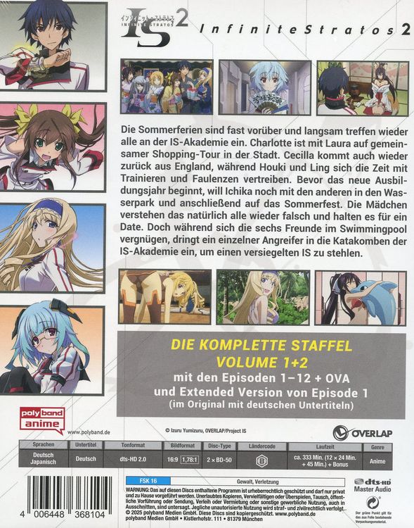 Produktbild: Infinite Stratos 2 - Die komplette Staffel LTD. [2 BRs]