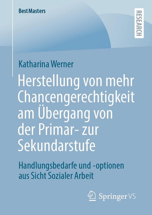 Produktbild: Herstellung von mehr Chancengerechtigkeit am &Uuml;bergang von der Primar- zur Sekundarstufe