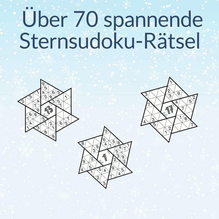 Produktbild: 24 DAYS R&Auml;TSELADVENTSKALENDER &ndash; Sternsudoku