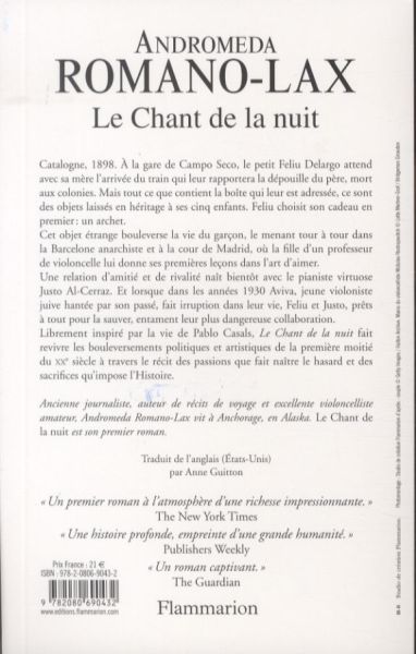 Produktbild: Le chant de la nuit