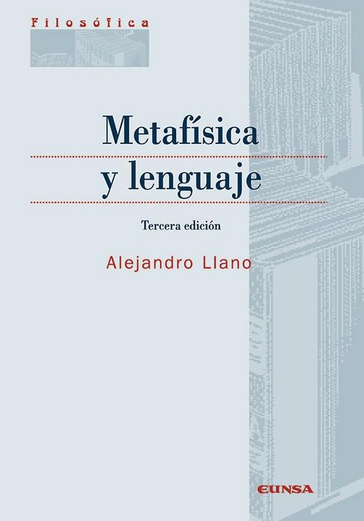 Produktbild: Metaf&iacute;sica y lenguaje