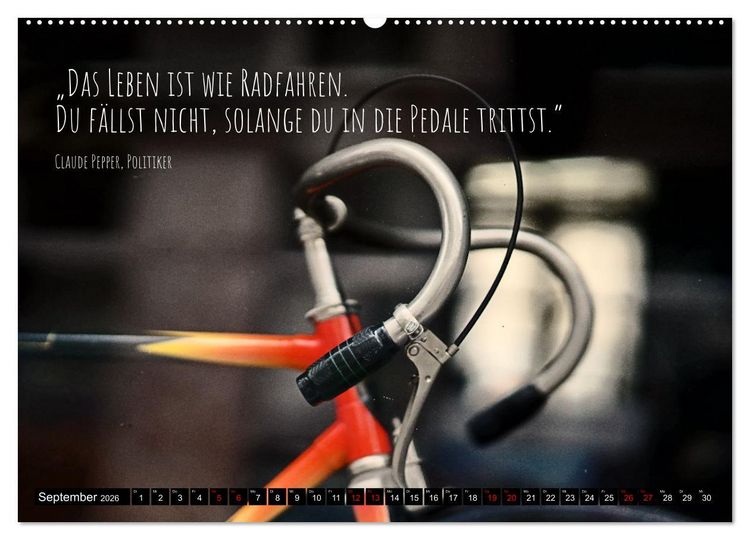 Produktbild: Velo Kunst (Wandkalender 2026 DIN A2 quer), CALVENDO Monatskalender