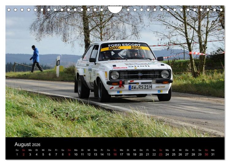 Produktbild: Asphalt und Schotter Rallye (Wandkalender 2026 DIN A4 quer), CALVENDO Monatskalender