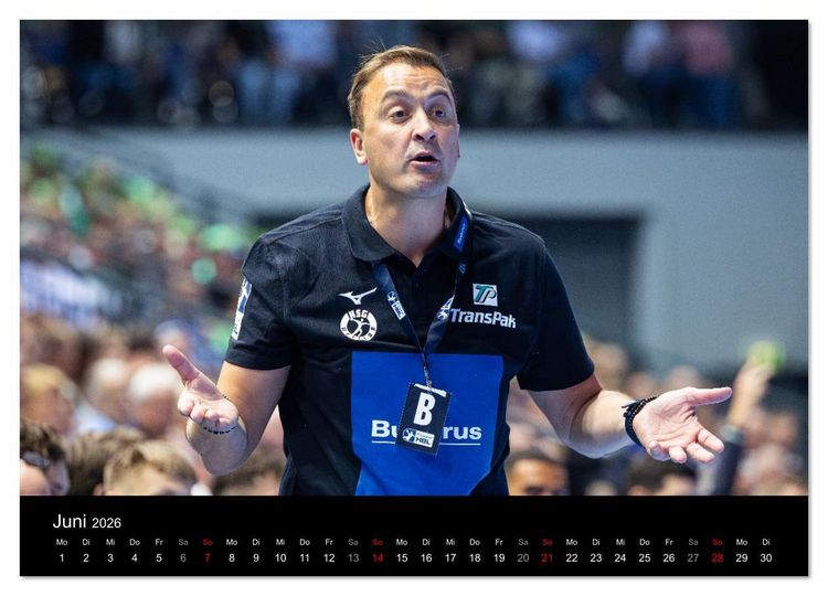 Produktbild: Kalender - HSG Wetzlar Handball Bundesliga Saison 2025/2026 (Wandkalender 2026 DIN A3 quer), CALVENDO Monatskalender
