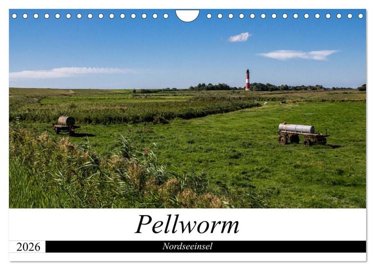 Produktbild: Nordseeinsel Pellworm 2026 (Wandkalender 2026 DIN A4 quer), CALVENDO Monatskalender