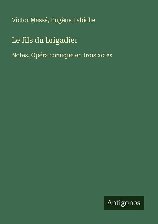 Produktbild: Le fils du brigadier