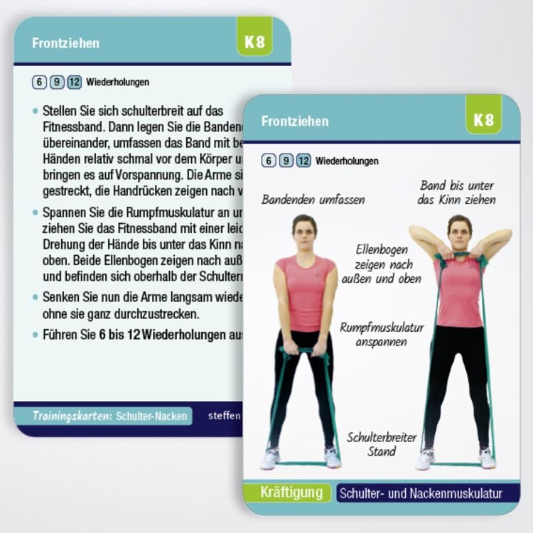 Produktbild: Trainingskarten: Schulter-Nacken