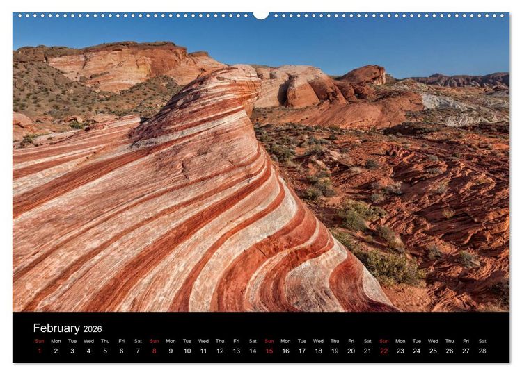 Produktbild: USA Nature Deluxe (High Quality Premium Wall Calendar 2026 DIN A2 landscape),CALVENDO 12 Month Wall Calendar