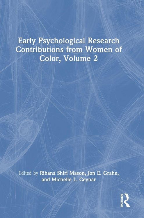 Produktbild: Early Psychological Research Contributions from Women of Color, Volume 2