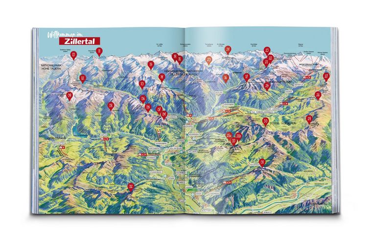 Produktbild: KOMPASS Bildband Bergmomente Zillertal
