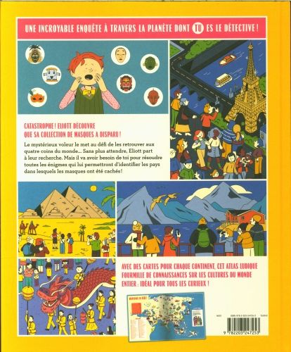 Produktbild: L'atlas du d&eacute;tective : m&egrave;ne l'enqu&ecirc;te autour du monde !