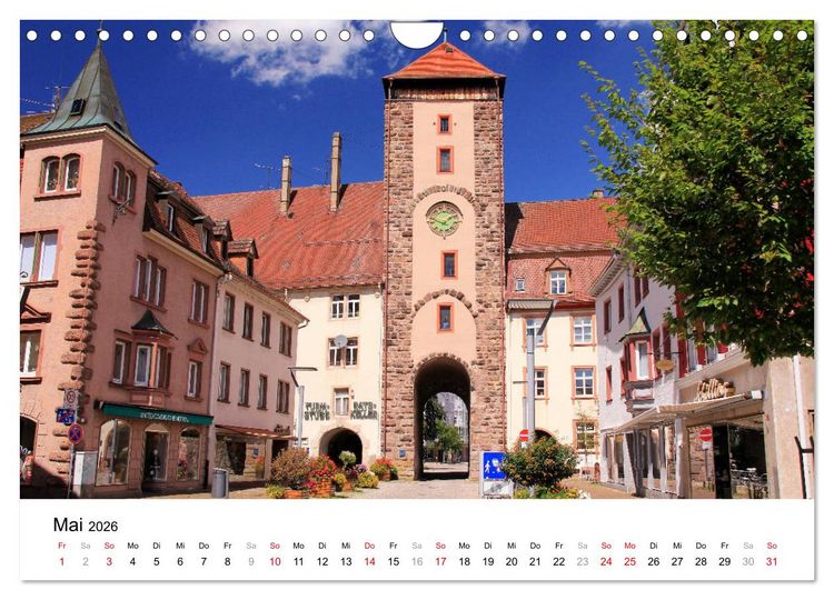 Produktbild: Wundersch&ouml;nes Villingen (Wandkalender 2026 DIN A4 quer), CALVENDO Monatskalender