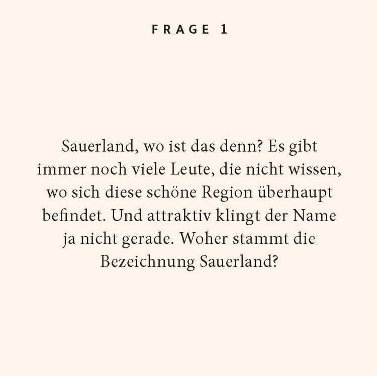 Produktbild: Sauerland-Quiz