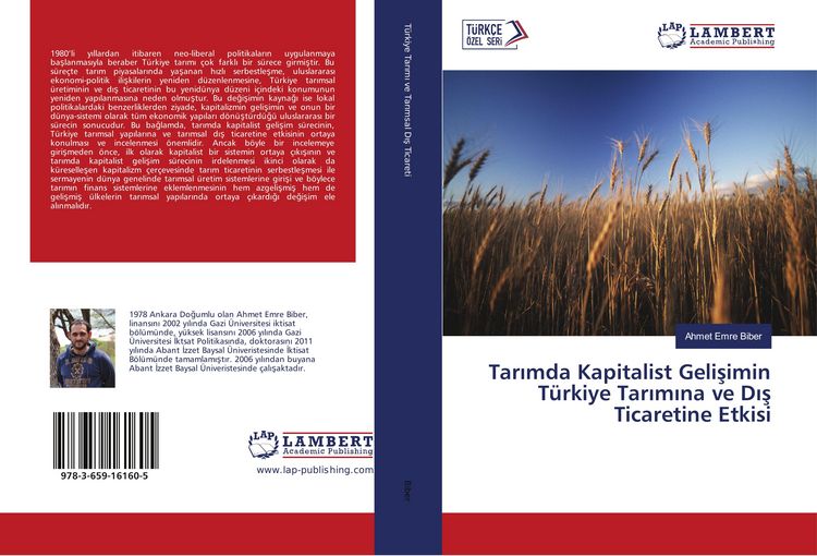 Produktbild: Tar&iquest;mda Kapitalist Geli&iquest;imin T&uuml;rkiye Tar&iquest;m&iquest;na ve D&iquest;&iquest; Ticaretine Etkisi
