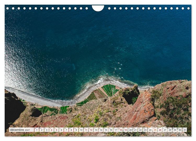Produktbild: Mad&egrave;re - Paradis dans l&rsquo;Atlantique (Calendrier mural 2027 DIN A4 vertical), CALVENDO calendrier mensuel