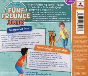 Produktbild: F&uuml;nf Freunde Junior 11: Die geraubte Rose / Die verd&auml;chtigen Vogelz&auml;hler
