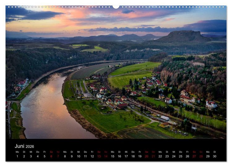 Produktbild: Dresden und Umland (Wandkalender 2026 DIN A2 quer), CALVENDO Monatskalender