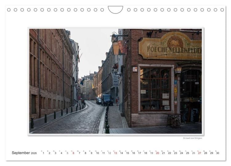 Produktbild: Emotionale Momente: Br&uuml;ssel - Hauptstadt Europas (Wandkalender 2026 DIN A4 quer), CALVENDO Monatskalender