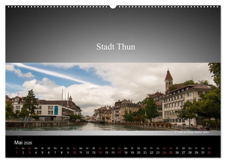 Produktbild: Panorama Schweiz (hochwertiger Premium Wandkalender 2026 DIN A2 quer), Kunstdruck in Hochglanz