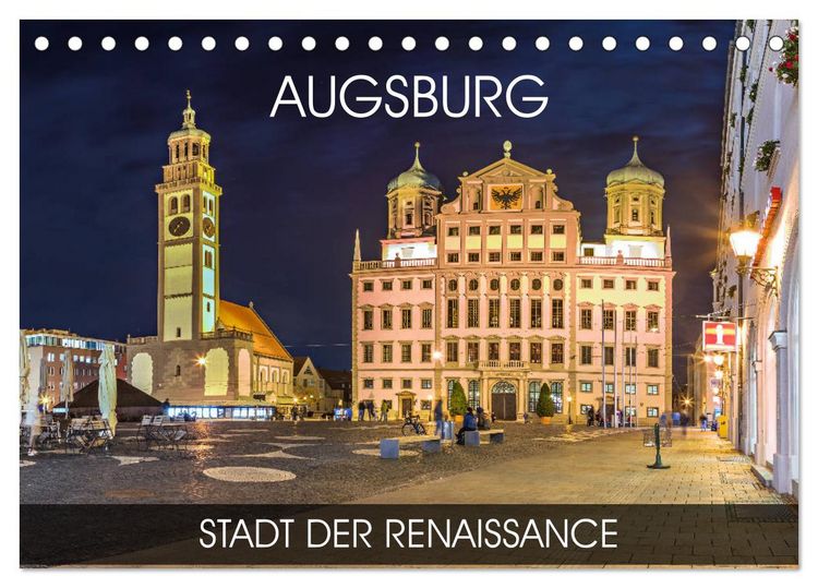 Produktbild: Augsburg - Stadt der Renaissance (Tischkalender 2026 DIN A5 quer), CALVENDO Monatskalender