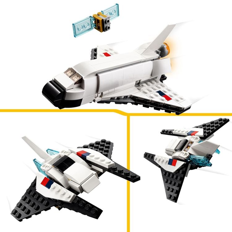 LEGO Creator 3in1 31134 Spaceshuttle und Raumschiff-Spielzeug-Set