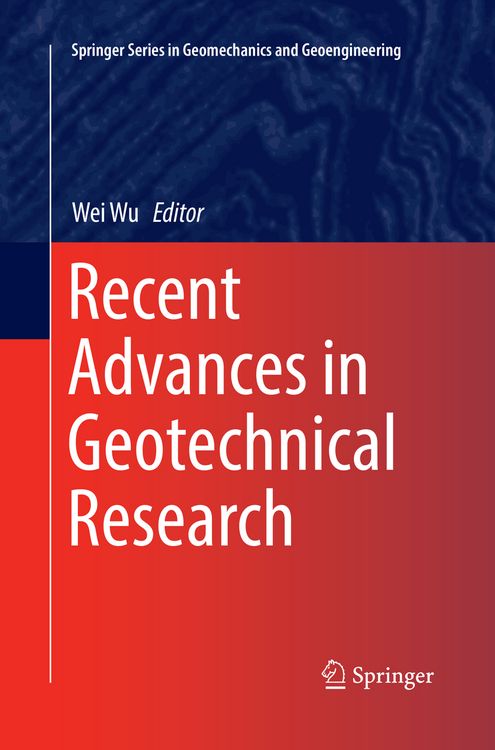Produktbild: Recent Advances in Geotechnical Research